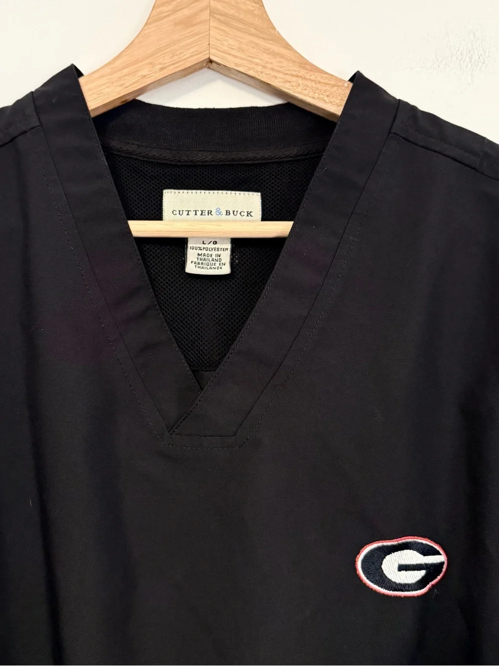Cutter & Buck Georgia Bulldogs UGA College Logo Pullover Vest